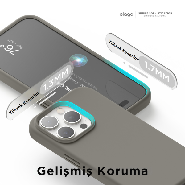 Elago iPhone 15 Pro Max Magsafe Silikon Kılıf - Görsel 5