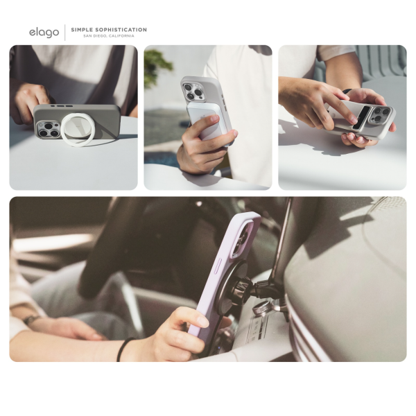 Elago iPhone 15 Pro Max Magsafe Silikon Kılıf - Görsel 6