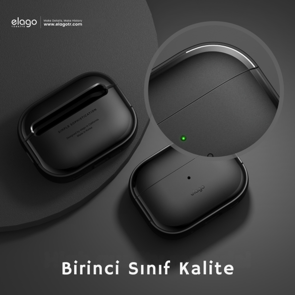 Elago Apple AirPods Pro 2 EDC Kılıf - Siyah - Görsel 4