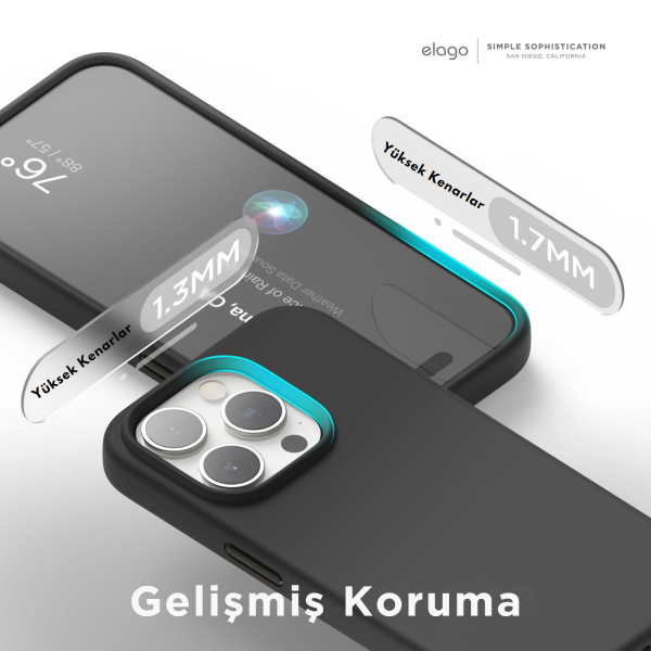 Elago iPhone 15 Pro Max Magsafe Silikon Kılıf - Görsel 5