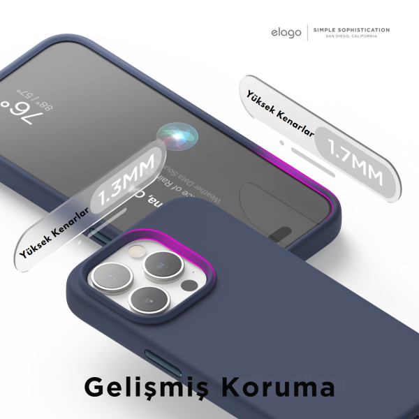 Elago iPhone 15 Pro Max Magsafe Silikon Kılıf - Görsel 5