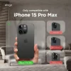 Elago iPhone 15 Pro Max Vegan Deri Magsafe Kılıf - Görsel 9