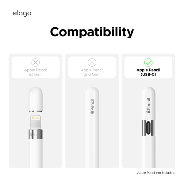 Elago Apple iPad Kalem Kılıfı USB-C Uyumlu - Açık Pembe - Görsel 3