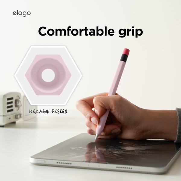 Elago Apple iPad Kalem Kılıfı USB-C Uyumlu - Açık Pembe - Görsel 7