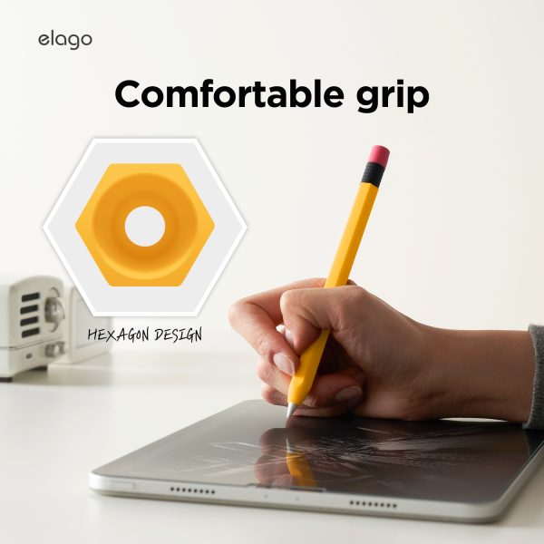 Elago Apple iPad Kalem Kılıfı USB-C Uyumlu - Sarı - Görsel 7
