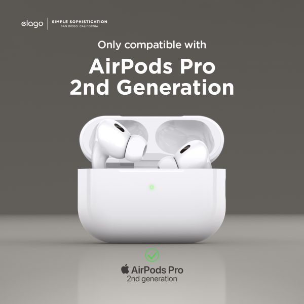 Elago Apple AirPods Pro 2 Armor Kılıf - Krem - Görsel 3