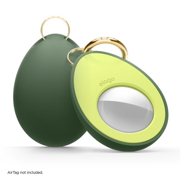 Elago Apple AirTag Uyumlu Silikon Avocado Kılıf - Görsel 7