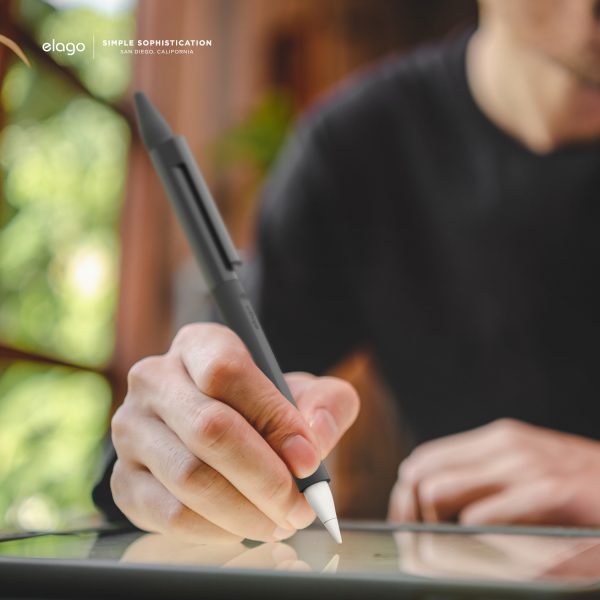 Elago 2. Nesil ve Pro Uyumlu Apple Pencil Kılıfı-Siyah - Görsel 9