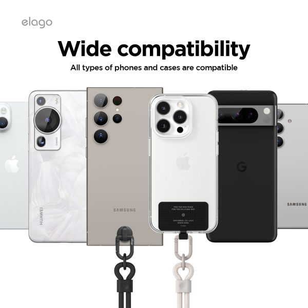 Elago Çapraz Askılı Telefon Kordonu - Krem - Görsel 3