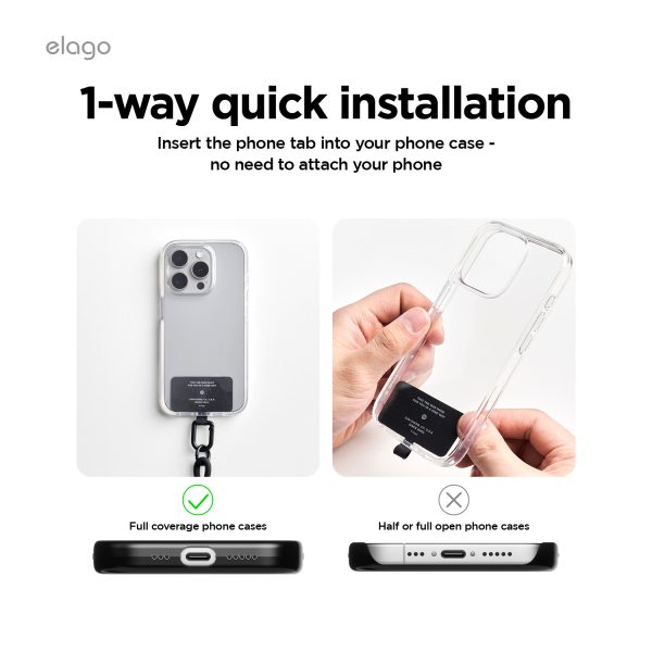 Elago Çapraz Askılı Telefon Kordonu - Krem - Görsel 5