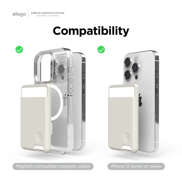 Elago Apple Magsafe Silikon Wallet - Pembe - Görsel 2