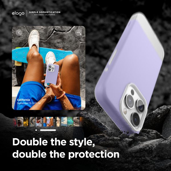 Elago Apple iPhone 15 Pro Uyumlu Glide MagSafe Silikon - Görsel 8