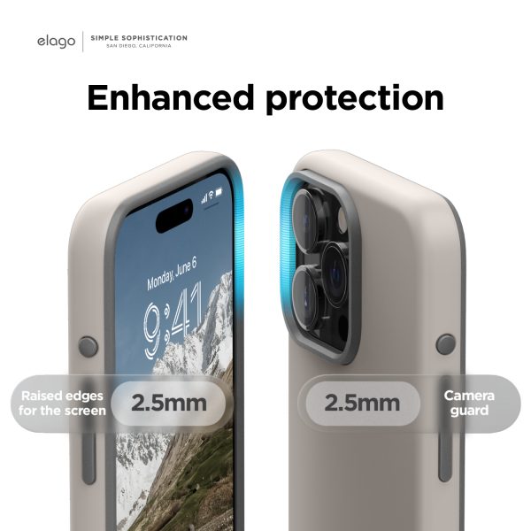 Elago Apple iPhone 15 Pro Uyumlu Glide MagSafe Silikon - Görsel 6