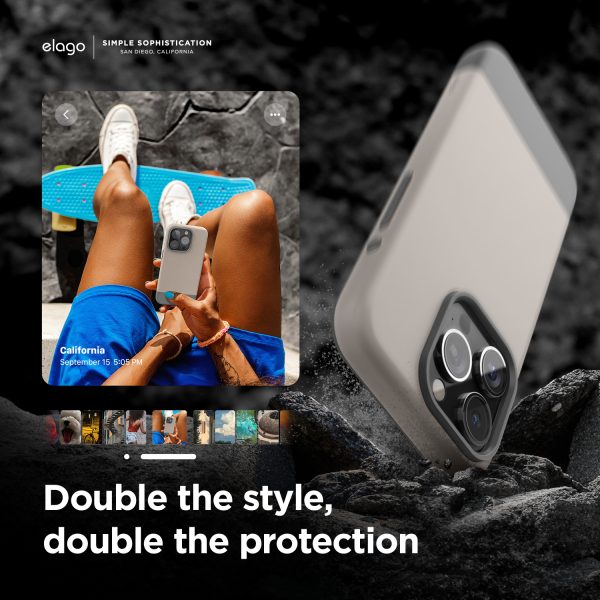 Elago Apple iPhone 15 Pro Uyumlu Glide MagSafe Silikon - Görsel 8
