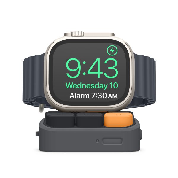 Elago W9 Apple Watch Şarj Standı - Koyu Gri - Görsel 2