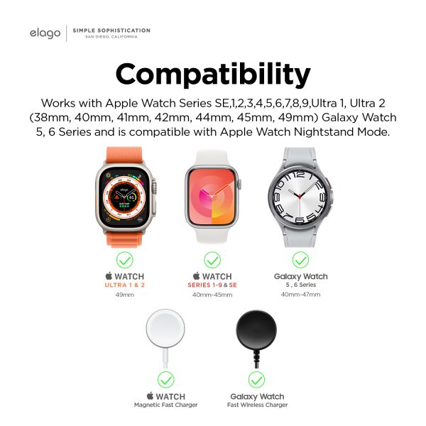 Elago W9 Apple Watch Şarj Standı - Açık Gri - Görsel 8