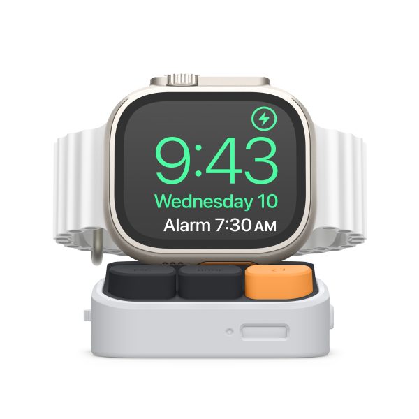 Elago W9 Apple Watch Şarj Standı - Açık Gri - Görsel 2