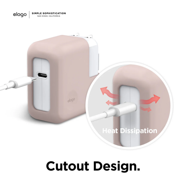 Elago Apple MacBook Adaptör Koruyucu Silikon Kılıf - Görsel 2