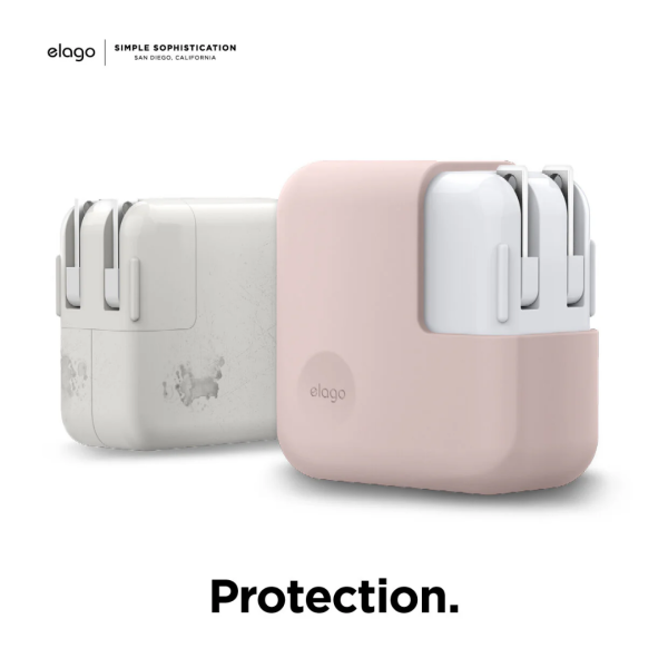 Elago Apple MacBook Adaptör Koruyucu Silikon Kılıf - Görsel 5