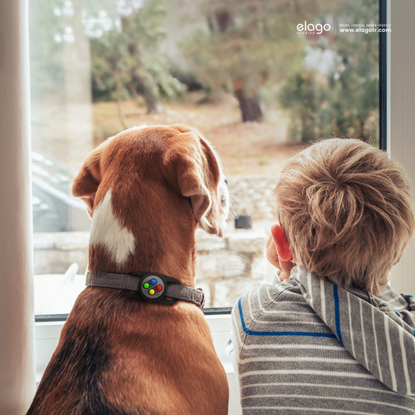 Elago Köpek Tasması Uyumlu AirTag Kılıfı - W5 Siyah - Görsel 8
