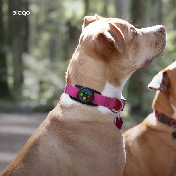 Elago Köpek Tasması Uyumlu AirTag Kılıfı - W5 Siyah - Görsel 7