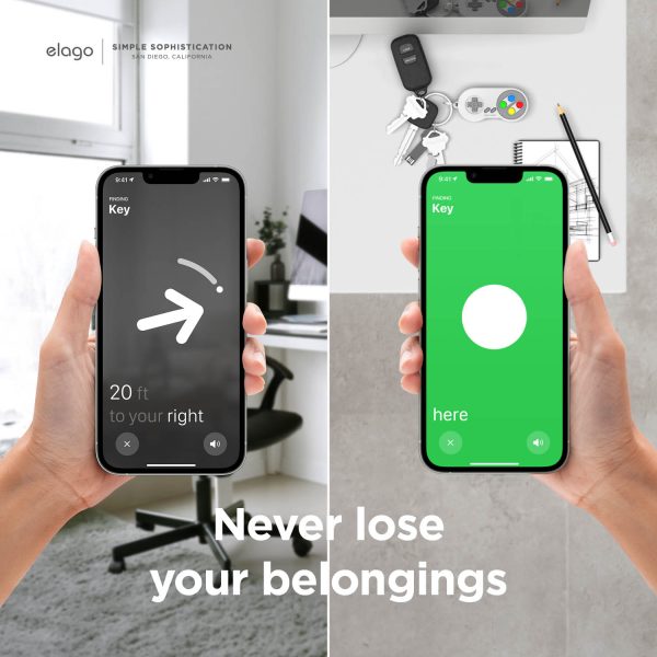 Elago Apple AirTag Uyumlu Silikon Kılıf - W5 - Görsel 3