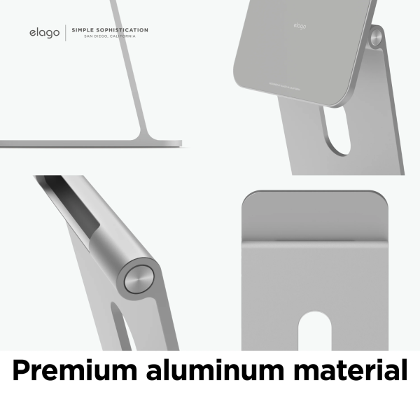 Elago Apple iPad Uyumlu Manyetik Stand - Gri - Görsel 5