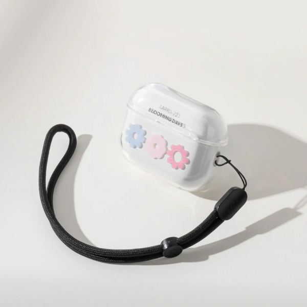 Elago Apple AirPods Pro 2 Uyumlu Şeffaf Kılıf - Çiçek - Görsel 2