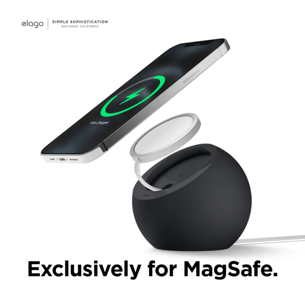 Elago Apple MagSafe Uyumlu MS2 Şarj Standı - Siyah - Görsel 3