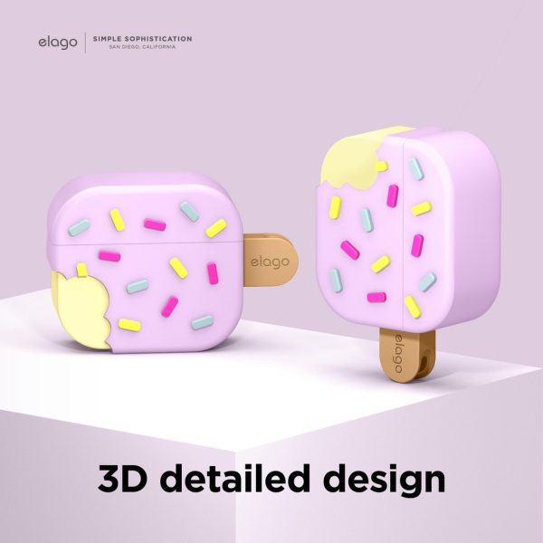 Elago Apple AirPods 3 Dondurma Kılıf - Lila - Görsel 3