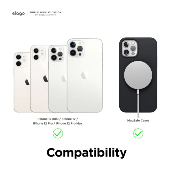 Elago Apple MagSafe Uyumlu Silikon Şarj Standı - Siyah - Görsel 5