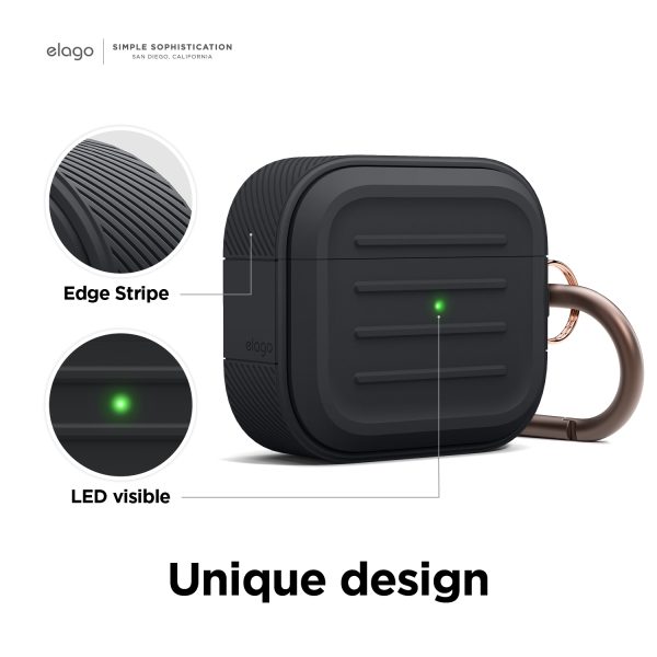 Elago Apple AirPods 3 Armor Kılıf - Siyah - Görsel 3