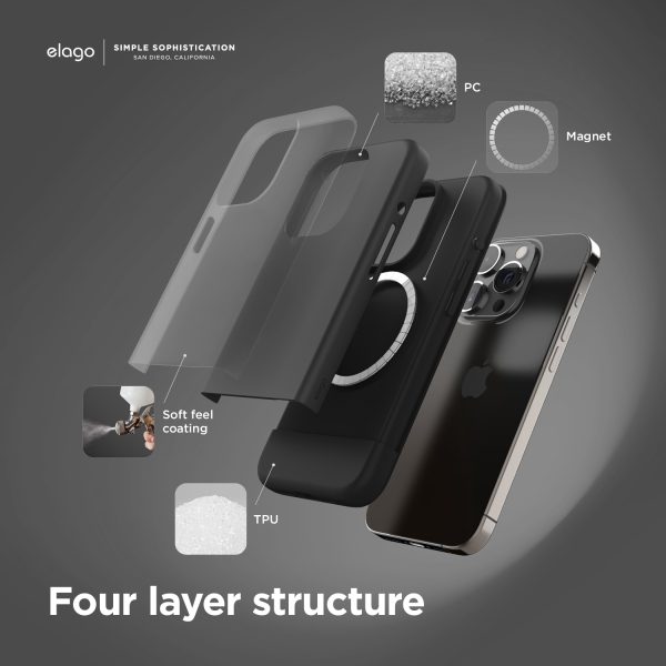 Elago iPhone 15 Pro Glide Silikon MagSafe Kılıf - Görsel 5