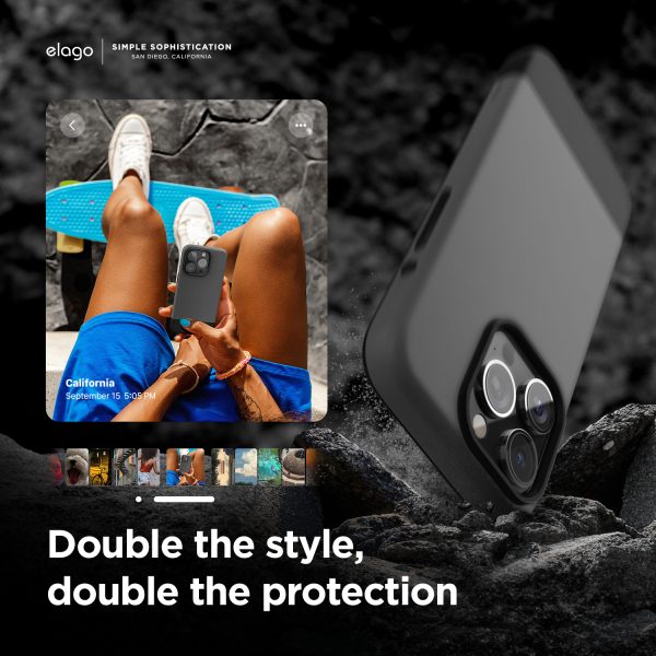 Elago iPhone 15 Pro Glide Silikon MagSafe Kılıf - Görsel 8