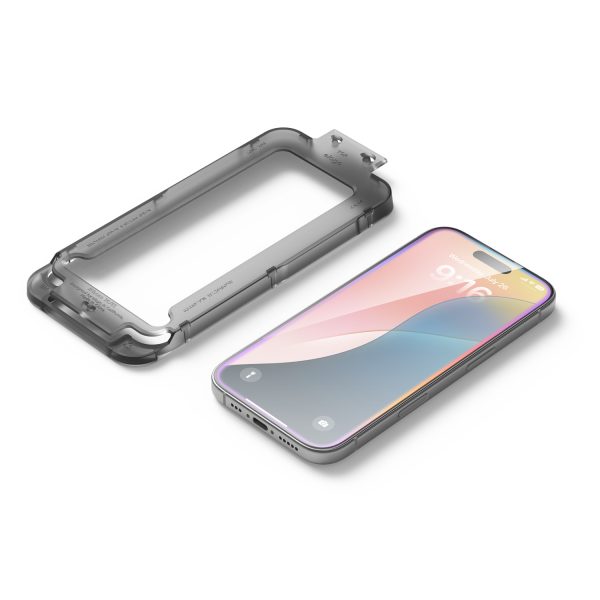 Elago Apple iPhone 16 Aplikatörlü Temperli Cam Ekran Koruyucu - Görsel 11