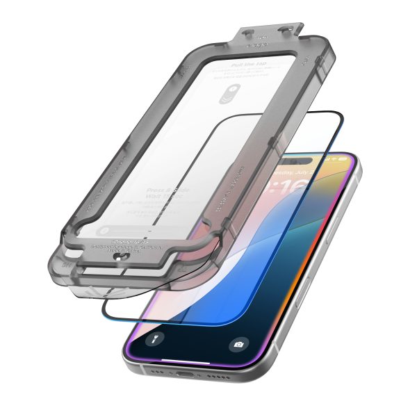 Elago Apple iPhone 16 Aplikatörlü Temperli Cam Ekran Koruyucu - Görsel 12