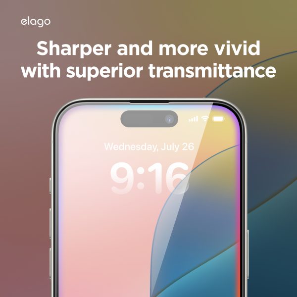 Elago Apple iPhone 16 Aplikatörlü Temperli Cam Ekran Koruyucu - Görsel 6