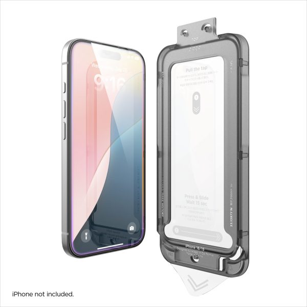 Elago Apple iPhone 16 Aplikatörlü Temperli Cam Ekran Koruyucu - Görsel 8