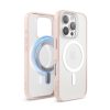 Elago Apple iPhone 16 Pro Uyumlu Şeffaf Pembe MagSafe Hibrit Kılıf