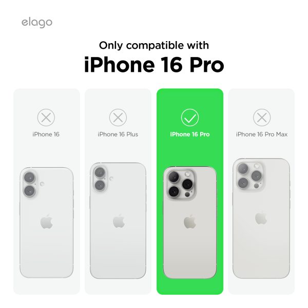 Elago Apple iPhone 16 Pro Uyumlu Şeffaf MagSafe Hibrit Kılıf - Görsel 2