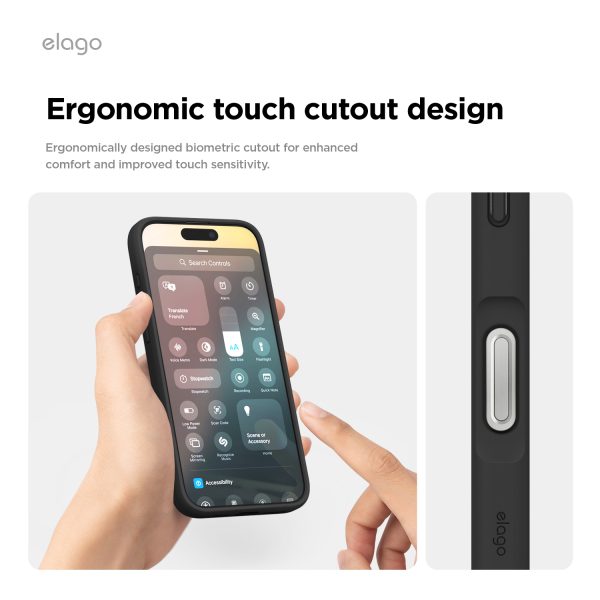 Elago Apple iPhone 16 Plus Uyumlu Siyah MagSafe Hibrit Kılıf - Görsel 6