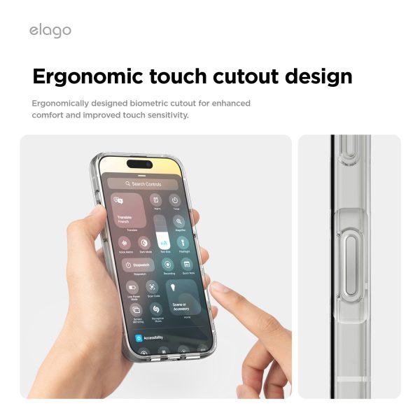 Elago Apple iPhone 16 Plus Uyumlu Şeffaf MagSafe Hibrit Kılıf - Görsel 6
