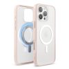 Elago Apple iPhone 16 Pro Max Uyumlu Şeffaf Pembe MagSafe Hibrit Kılıf