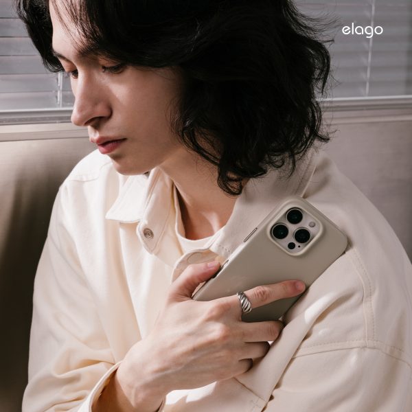 Elago Apple iPhone 16 Pro Vegan Deri Magsafe Kılıf - Görsel 7