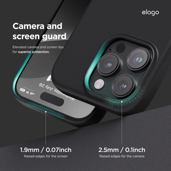 Elago Apple iPhone 16 Pro Max Vegan Deri Magsafe Kılıf - Görsel 6