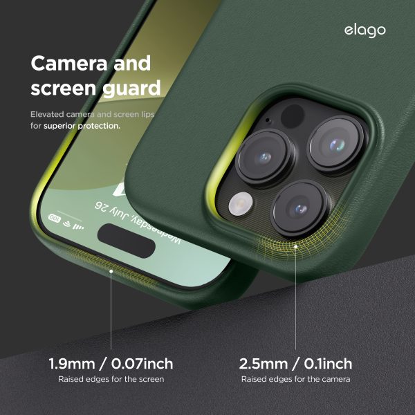 Elago Apple iPhone 16 Pro Max Vegan Deri Magsafe Kılıf - Görsel 6