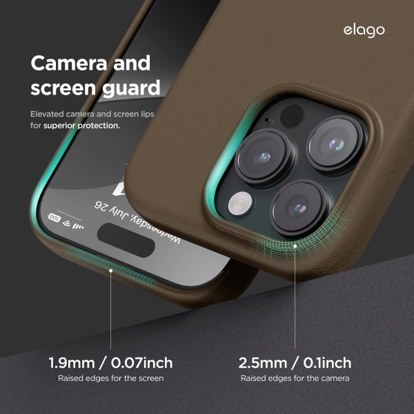 Elago Apple iPhone 16 Pro Max Vegan Deri Magsafe Kılıf - Görsel 6
