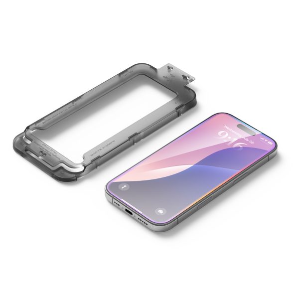 Elago Apple iPhone 16 Pro Max Aplikatörlü Temperli Cam Ekran Koruyucu - Görsel 7