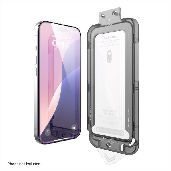 Elago Apple iPhone 16 Pro Aplikatörlü Temperli Cam Ekran Koruyucu - Görsel 8