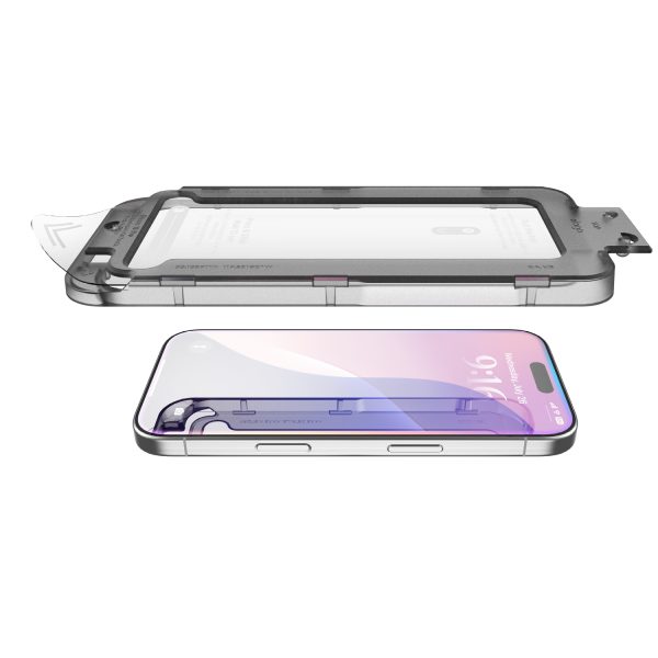 Elago Apple iPhone 16 Pro Max Aplikatörlü Temperli Cam Ekran Koruyucu - Görsel 5